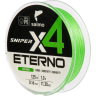 Шнур плетёный SALMO SNIPER х4 ETERNO BRAID Apple Green 125/016 4932-016