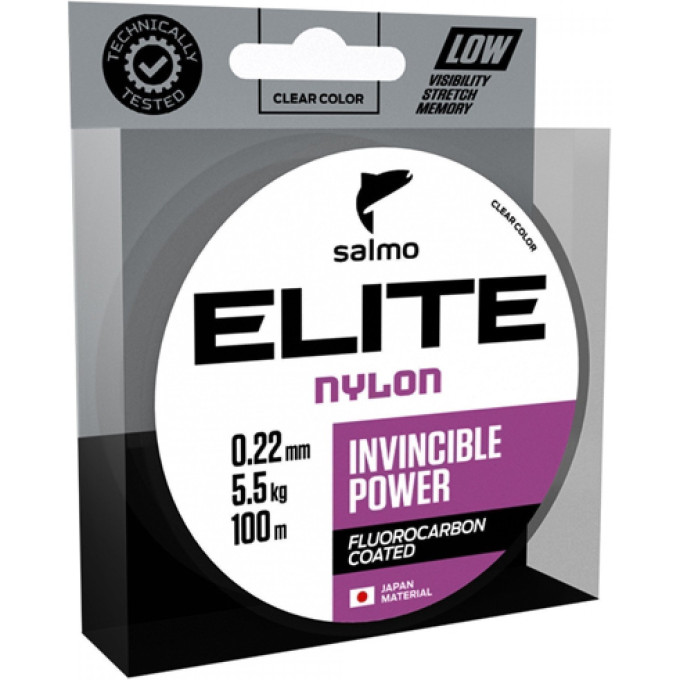 Леска монофильная SALMO Elite Fluoro Coated Nylon 100/040 4118-040