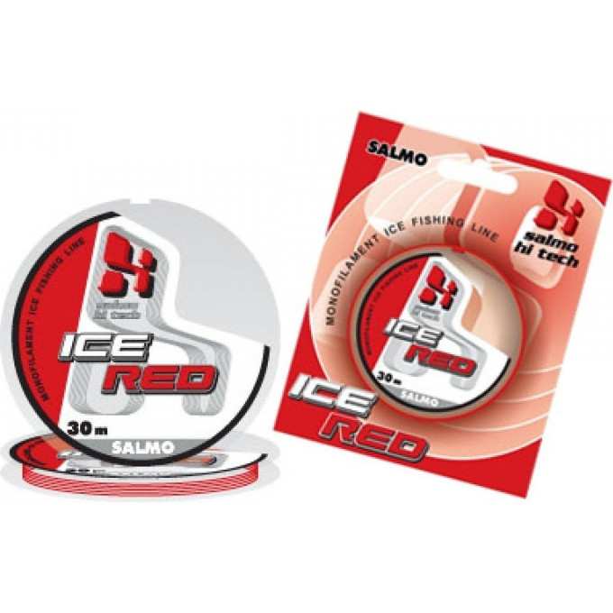 Леска монофильная зимняя SALMO Hi-Tech Ice Red 030/020 4941-020